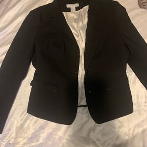Black form fitting blazer- worn twice